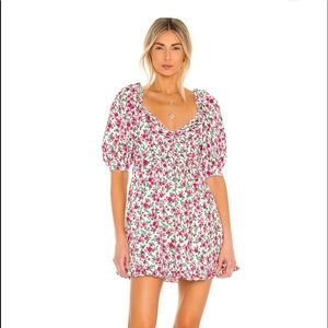 For Love and Lemons Petal Mini Dress